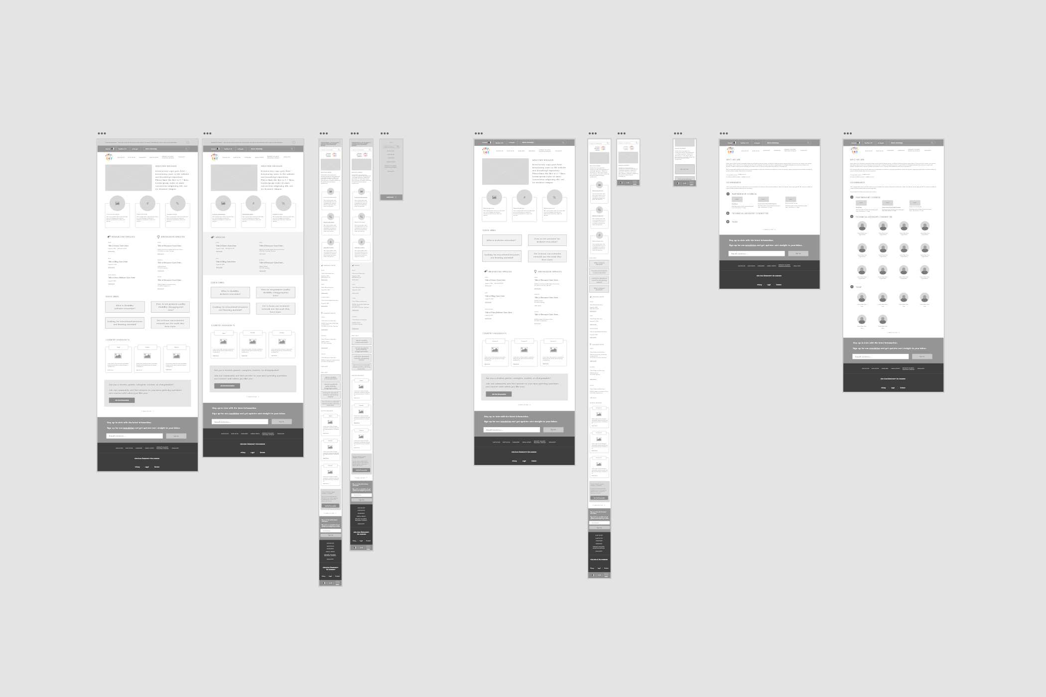 Inclusive Education Initiative — Homepage Design