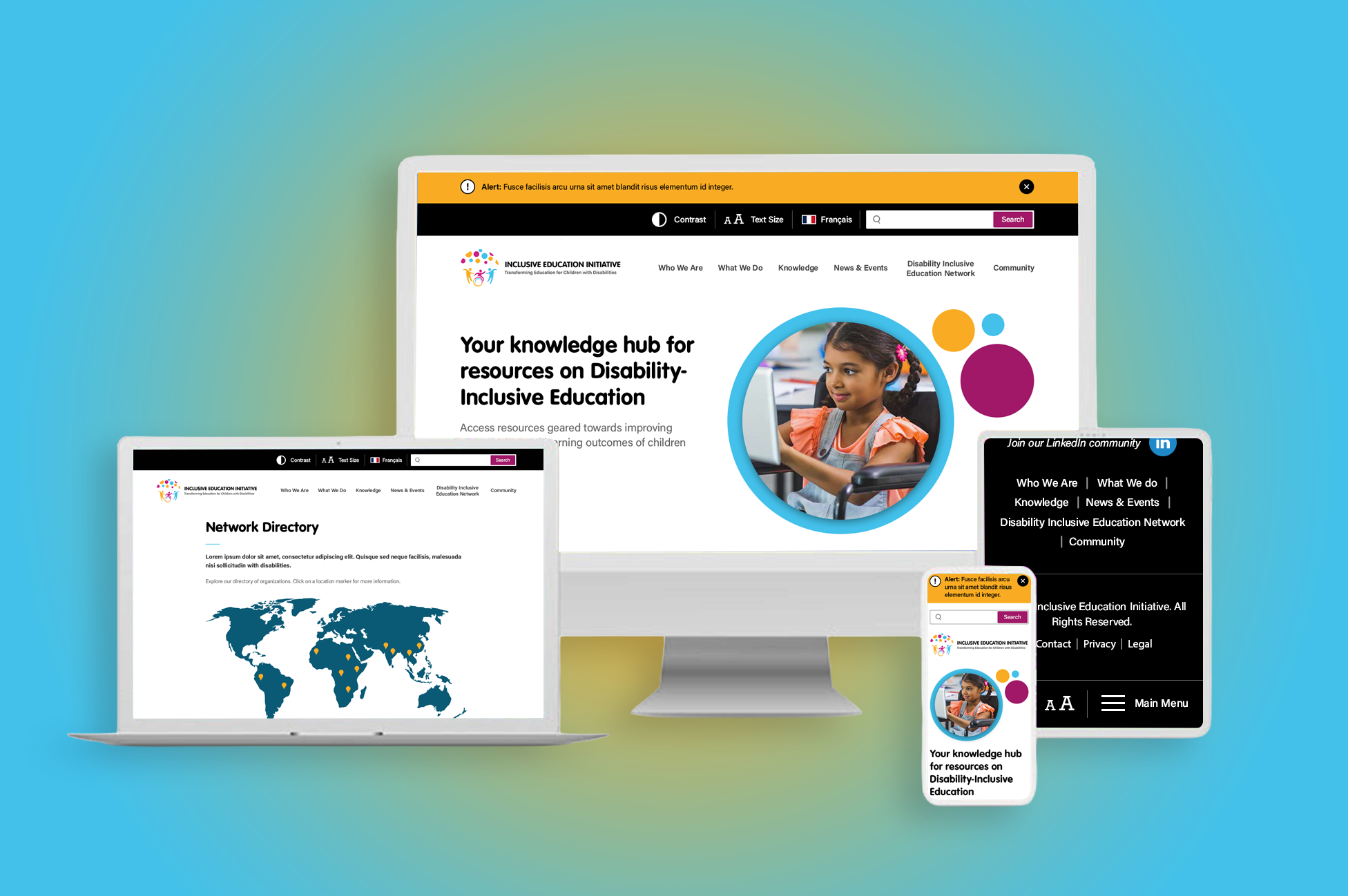 IEI — Homepage Final Design