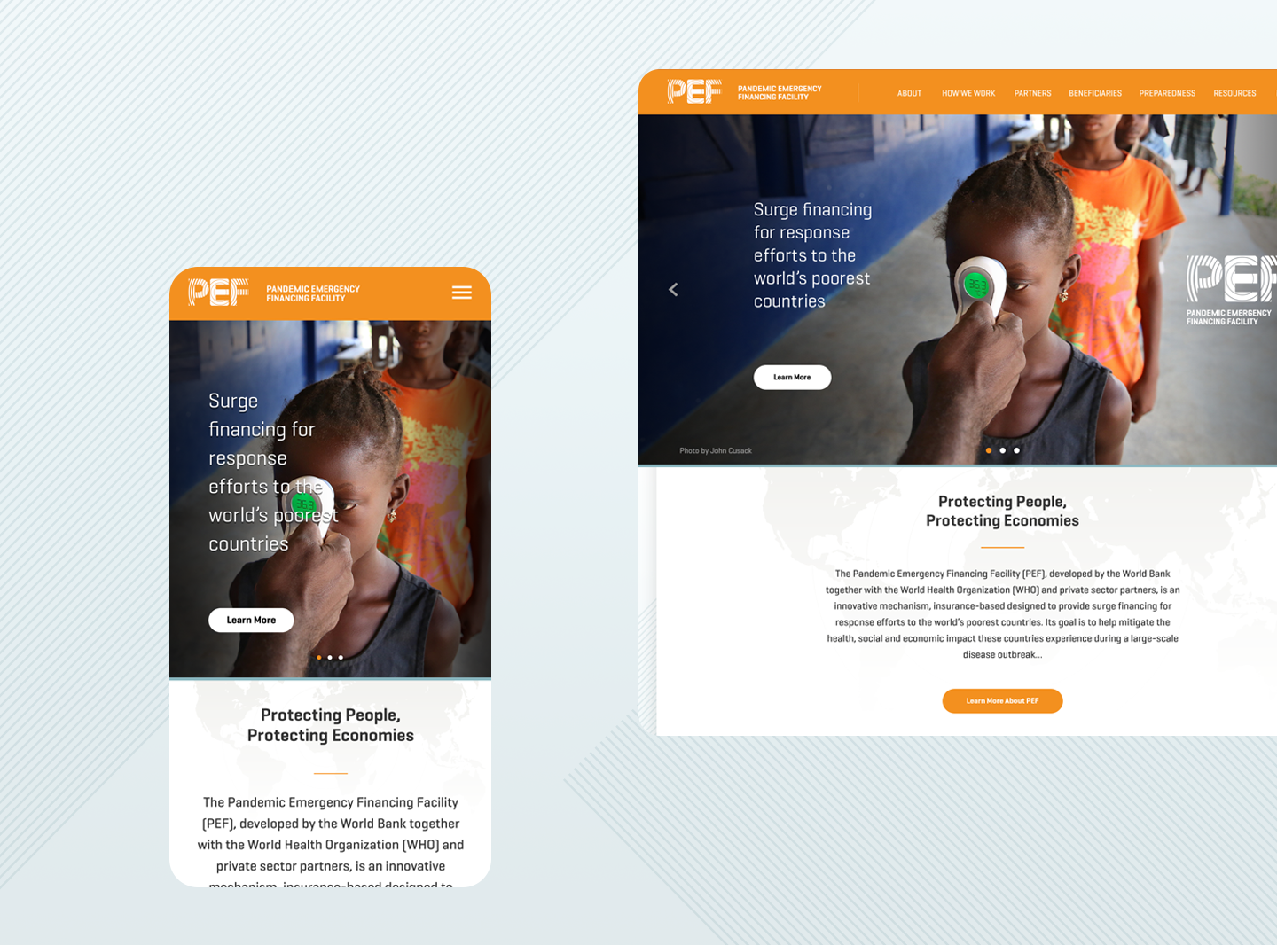 PEF — Homepage Final Design